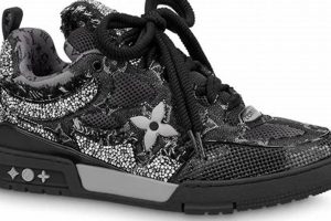 Luxury Kicks: LV Skate Trainer Black Swarovski Monogram Style Safem Fabrication - Precision Engineering & Custom Manufacturing Solutions Luxury Kicks: LV Skate Trainer Black Swarovski Monogram Style | Safem Fabrication - Precision Engineering & Custom Manufacturing Solutions
