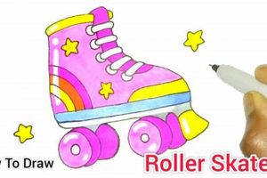 Quick Roller Skates Drawing Easy Guide: Step by Step How to Skateboard: A Beginner's Guide to Your First Board & Tricks Quick Roller Skates Drawing Easy Guide: Step by Step | How to Skateboard: A Beginner's Guide to Your First Board & Tricks