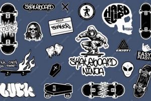 Skate in Style: Cool Skater Stickers for Your Gear! | How to Skateboard: A Beginner's Guide to Your First Board & Tricks