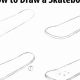Beginners Skate Drawing Easy Guide: Step by Step | How to Skateboard: A Beginner's Guide to Your First Board & Tricks