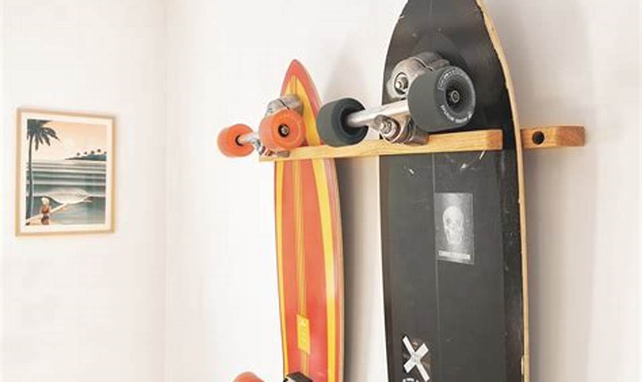 Best Longboard Skate Rack [for Skaters] + Storage Ideas | How to Skateboard: A Beginner's Guide to Your First Board & Tricks